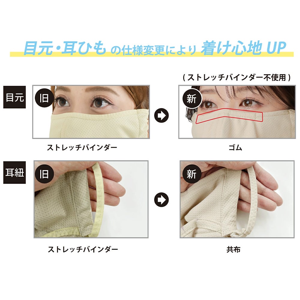 ヤケーヌ 爽COOL 耳カバー付き 正規品取扱い店 日焼け防止 UVカット