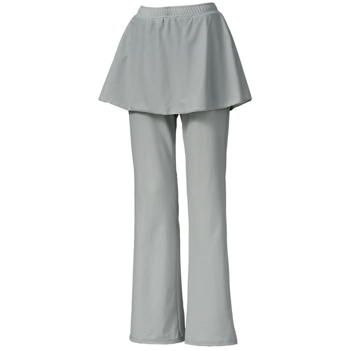 スコート付きパンツ 総メッシュ ブーツカット ベーシックスコート