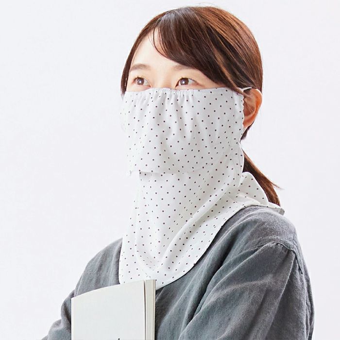 ヤケーヌ ピンドット 正規品取扱い店 日焼け防止 UVカット マスク
