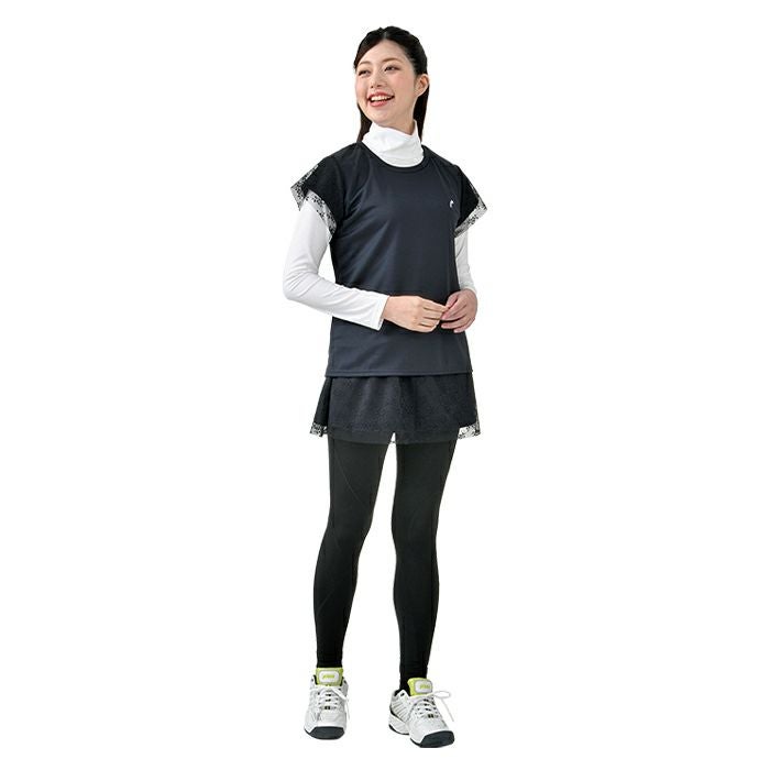 美品 Lucky in Love 海外テニスウェア 長袖 メッシュ UV 速乾性 SALE 30％OFF】 レース ロングオーバー テニス スコート UVカット 吸汗