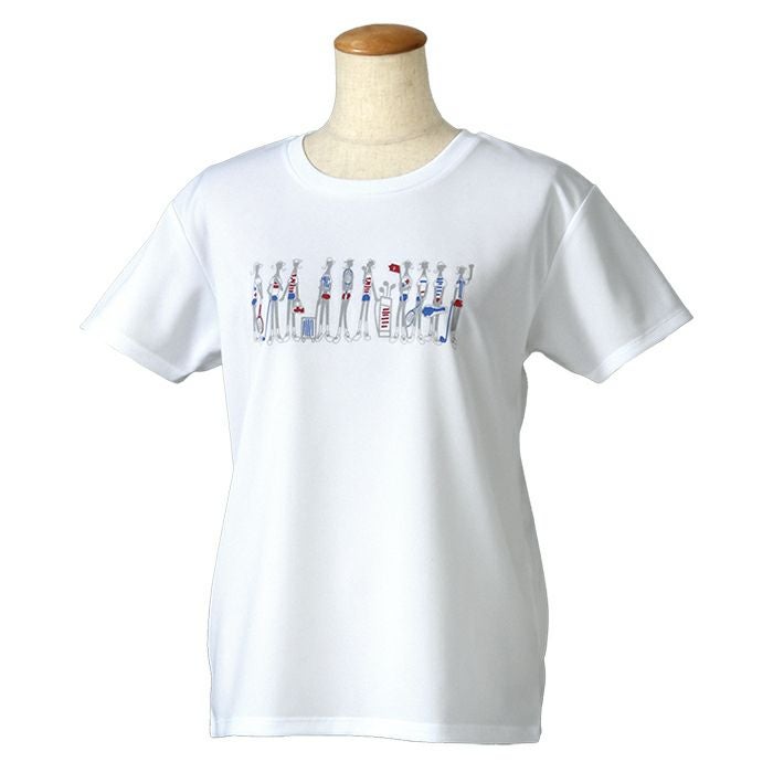 Tシャツ ガールズ柄 2026SS UVカット ストレッチ 吸汗発散 M L 26-009