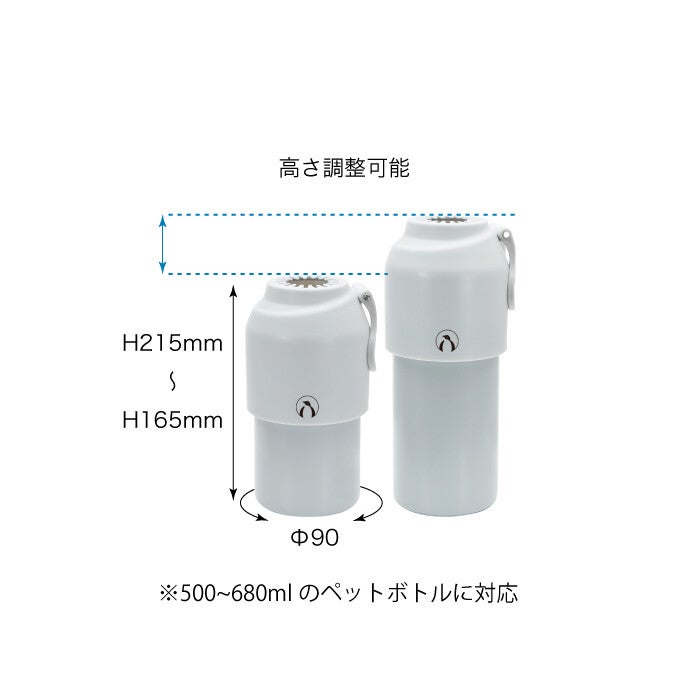 ペットボトルクーラー kinos 保冷 ボトルホルダー 真空二重構造 500ml